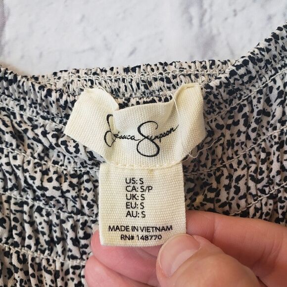 JESSICA SIMPSON Tiered Mini Dress - Picture 7 of 8